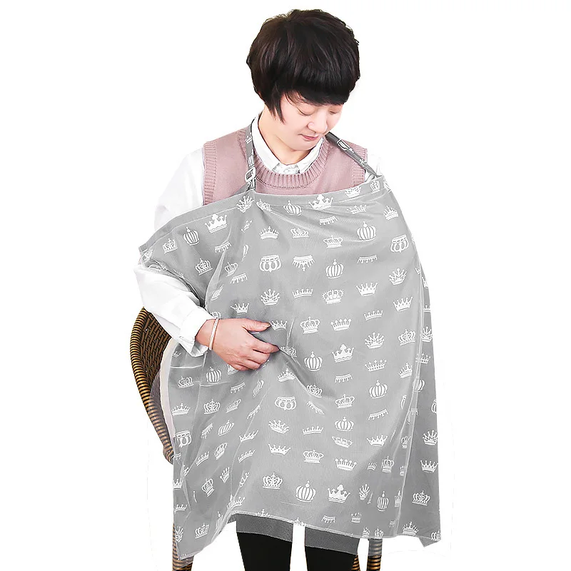 

Nursing Towel Breastfeeding Out Clothes Breastfeeding Cape Cloak Shawl Summer Gown Covering Artifact Anti-Lighting Cart Mosquito