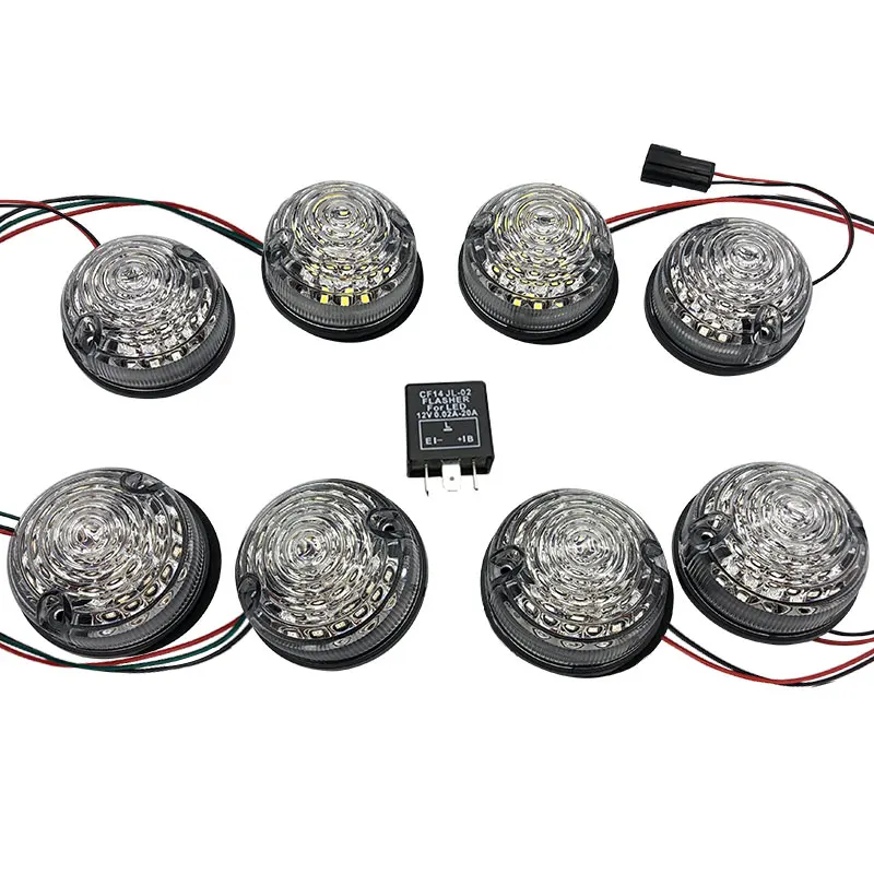 Передние и задние противотуманные боковые фары для Land Rover Defender 1990-2016 полный