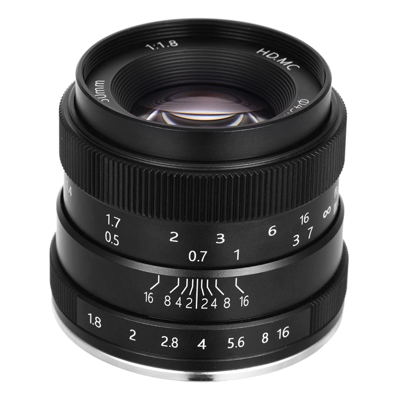 

50MM F1.8 Fixed Focus Lens Suitable Manual Prime Lens for OLYMPUS/Panasonic M4/3 Mount Micro-Single Camera