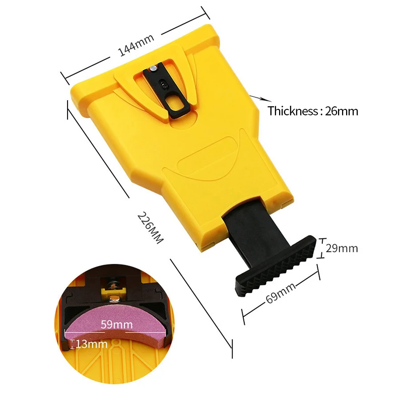 5 шт. заточка цепи цепной пилы Точилка для зубов Портативная с креплением на