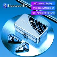 9d stereo wireless headphones bluetooth 5 2 tws with microphone 3500mah charging case sports waterproof earbuds headsets