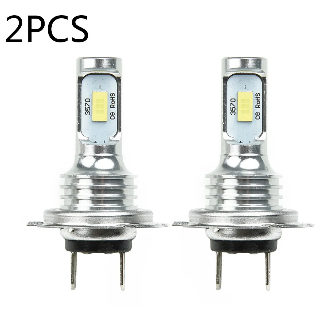 

2pcs H7 LED Headlight Bulbs Lamp Conversion High Low Beam 6000K 80W Replacement