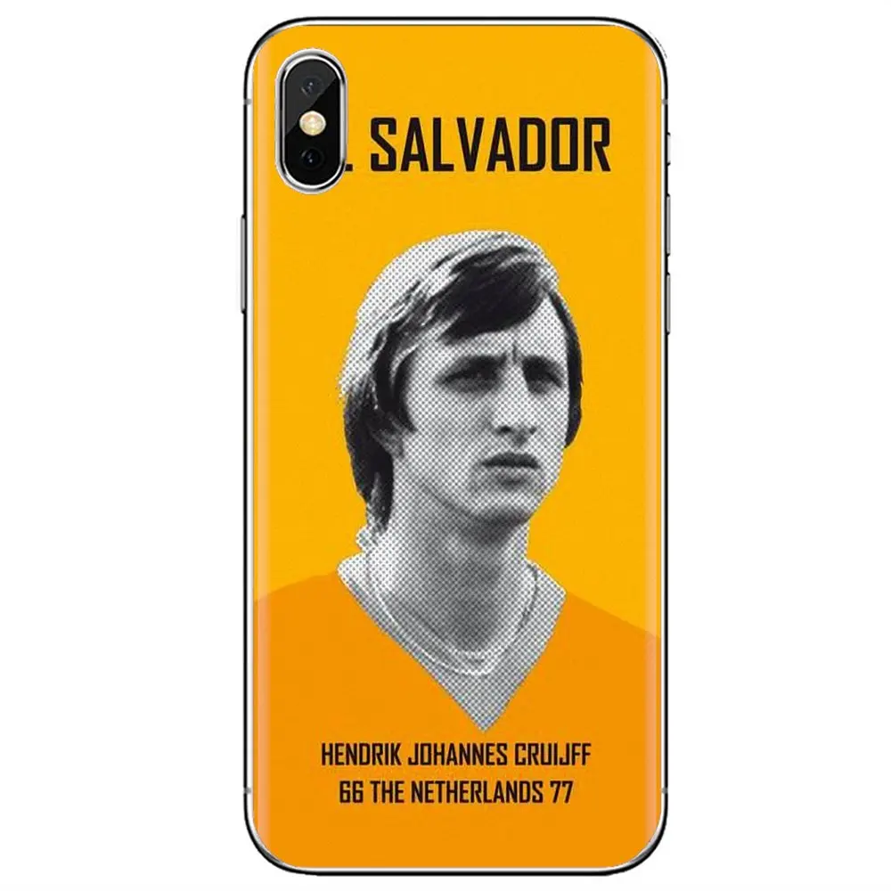 ФУТБОЛЬНЫЕ ЛЕГЕНДЫ голландский Йохан КРОЙФ силиконовый чехол Корпус для iPhone 11 Pro