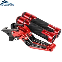 motorcycle cnc brake clutch levers handlebar knobs handle hand grip ends for yamaha tracer900 abs 2015 2016 2017 2018 2019 2020