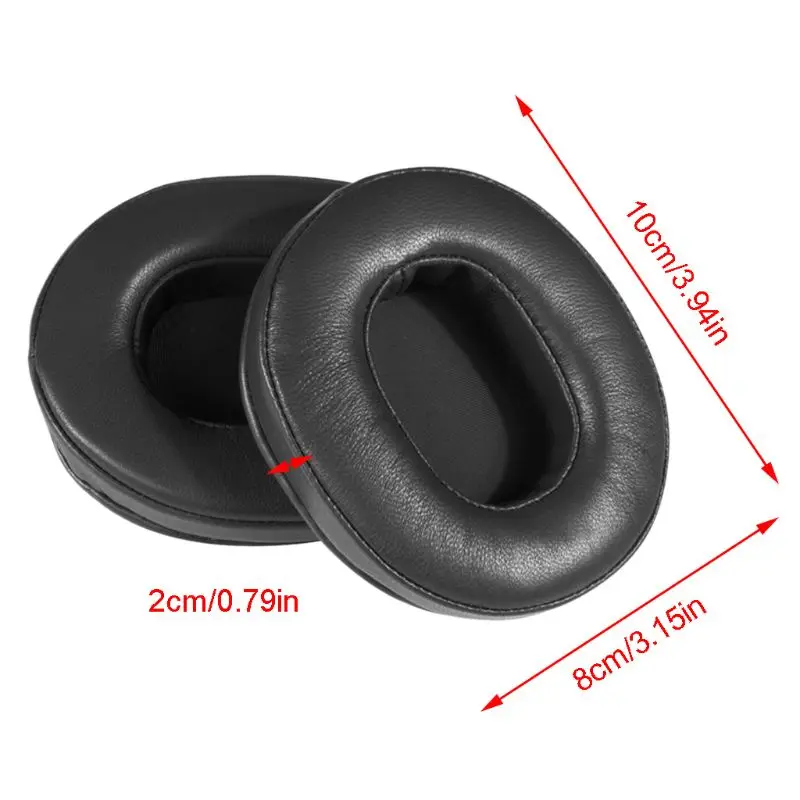 

2 шт овчины подушечки Мягкая Пена Подушка для ATH-MSR7 M50X M40X M30/20 X3UB