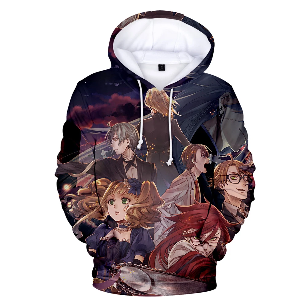 

2020 Cosplay Black Butler 3D Hoodies Men/women Sweatshirt Flash Sale Pullover Sweatshirt Harajuku High Quality Men's Hooded