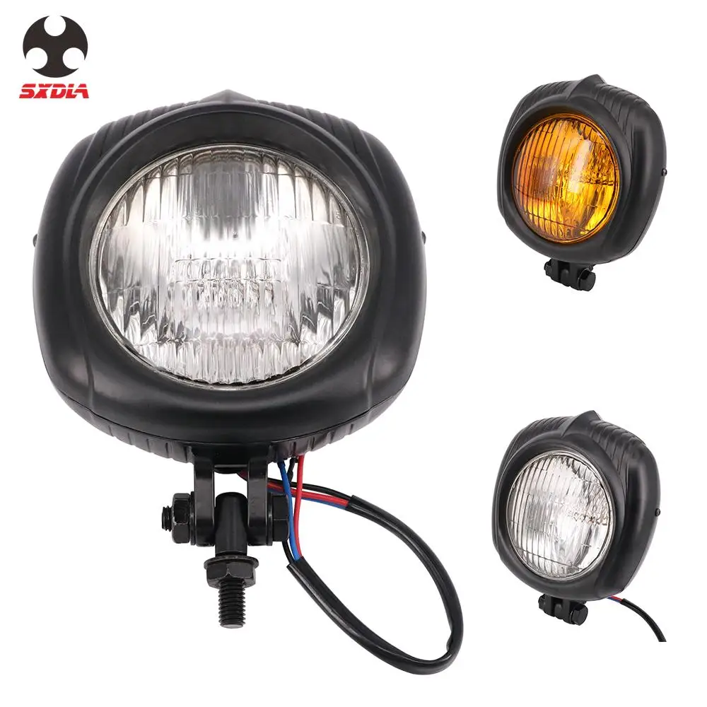 Универсальные фары для мотоцикла сборки Harley Yamaha Honda электрические транспортные