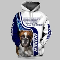 boxer 3d printed hoodies funny pullover men for women funny sweatshirts animal sweater drop shipping 06