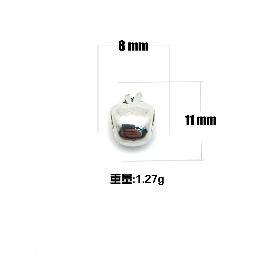 

MEIBEADS 25pcs/lot Vintage Metal Apple Spacer Beads for Bracelet 2 Colors Women Accessories for DIY jewelry Making New Arrival