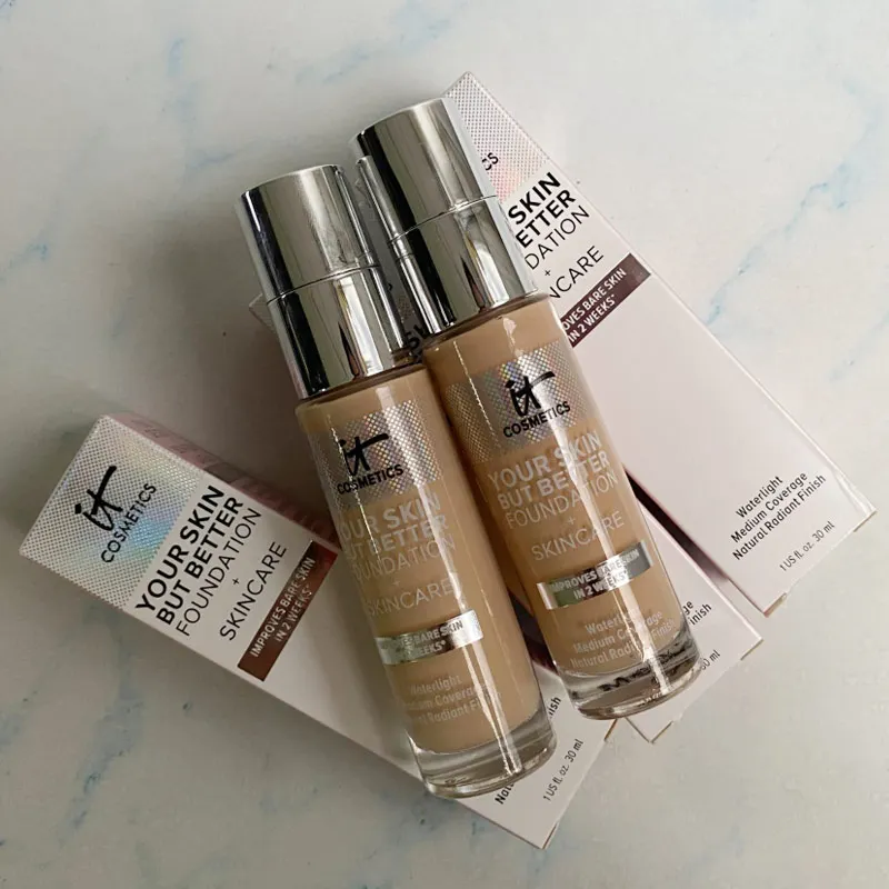 

It Cosmetics Foundation Make Up Your Skin But Better Foundation Skincare Waterlight Coverage Natutral Radiant Finish