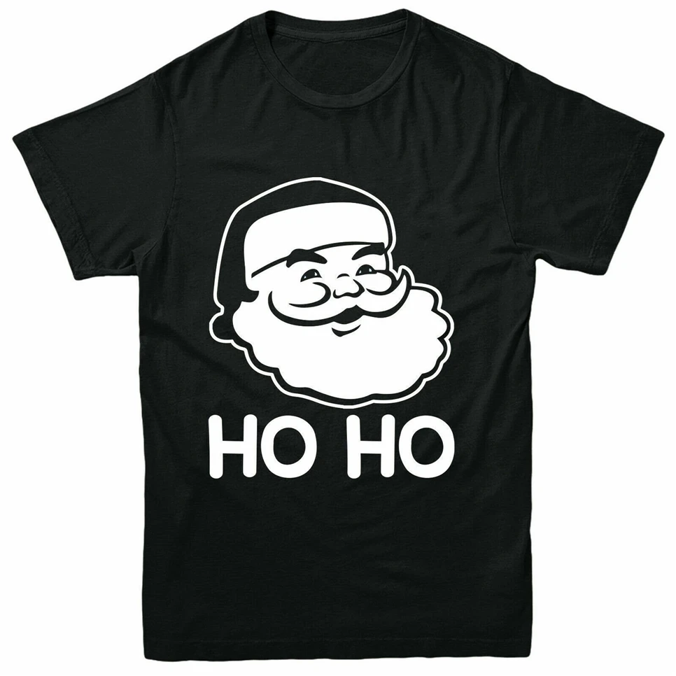 Забавная футболка Санта Клауса Хо Рождественская песня для взрослых и детей
