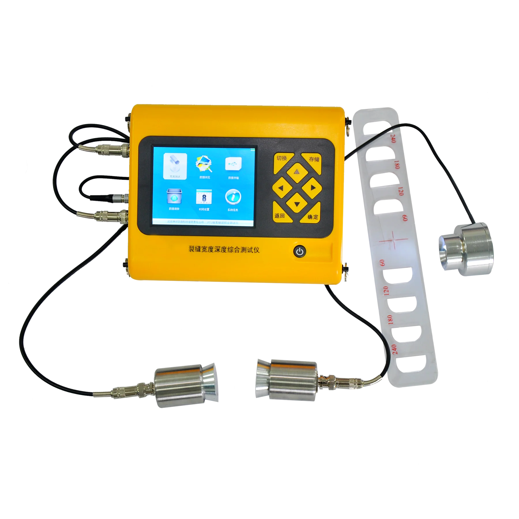 

Concrete Crack Width and Depth Tester