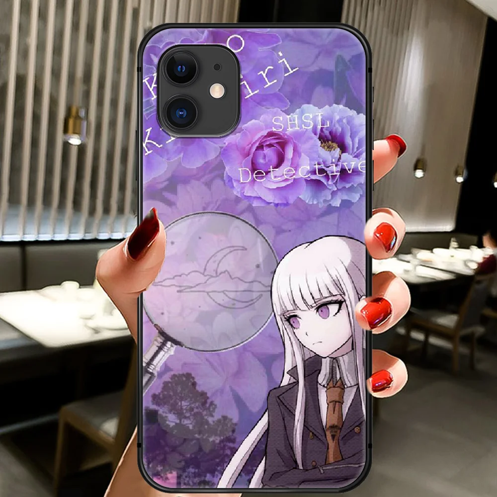 

Danganronpa Kirigiri Kyouko Anime Phone Case Cover Hull For IPhone 5 5s se 2 6 6s 7 8 12 Mini Plus X XS XR 11 PRO MAX black
