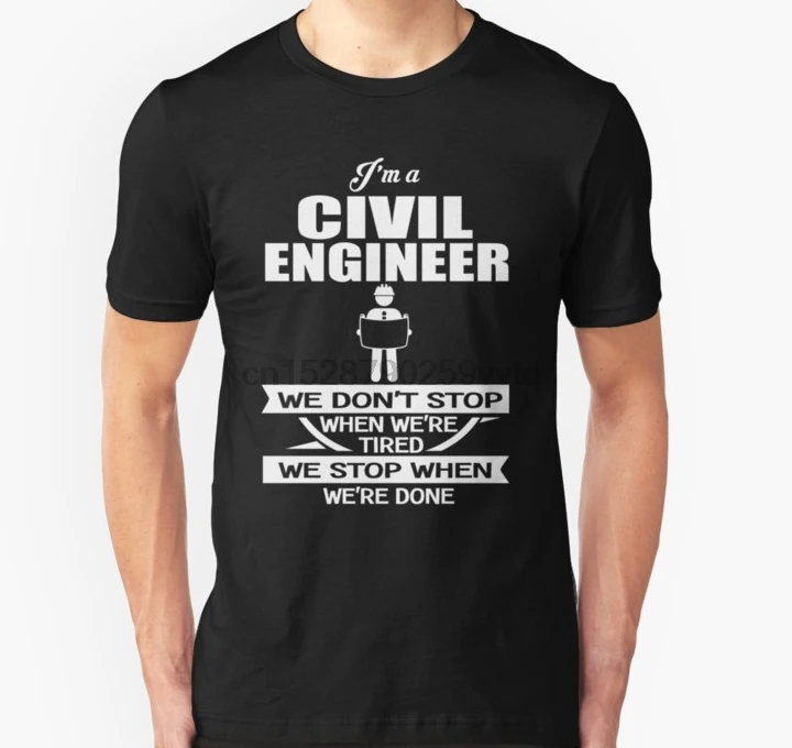 Мужская футболка Civil Engineer мы не остановимся когда устали остановились были