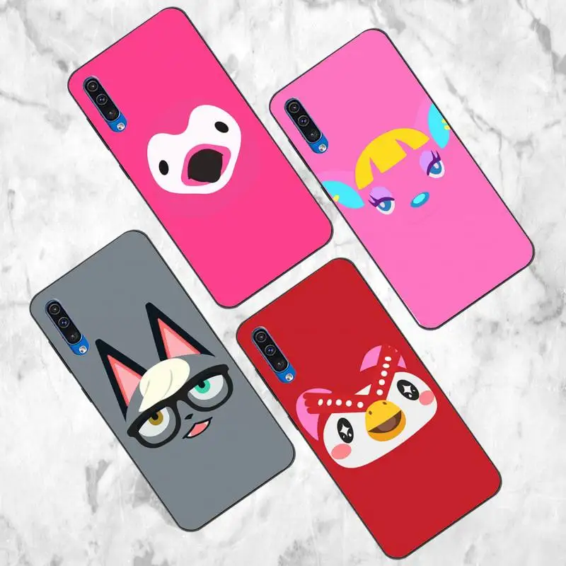 

Cute Animal-C-Crossing Face Phone Case For Redmi 9A 8A 7 6 6A Note 9 8 10 8T Pro Max 9 K20 K30 Pro Case