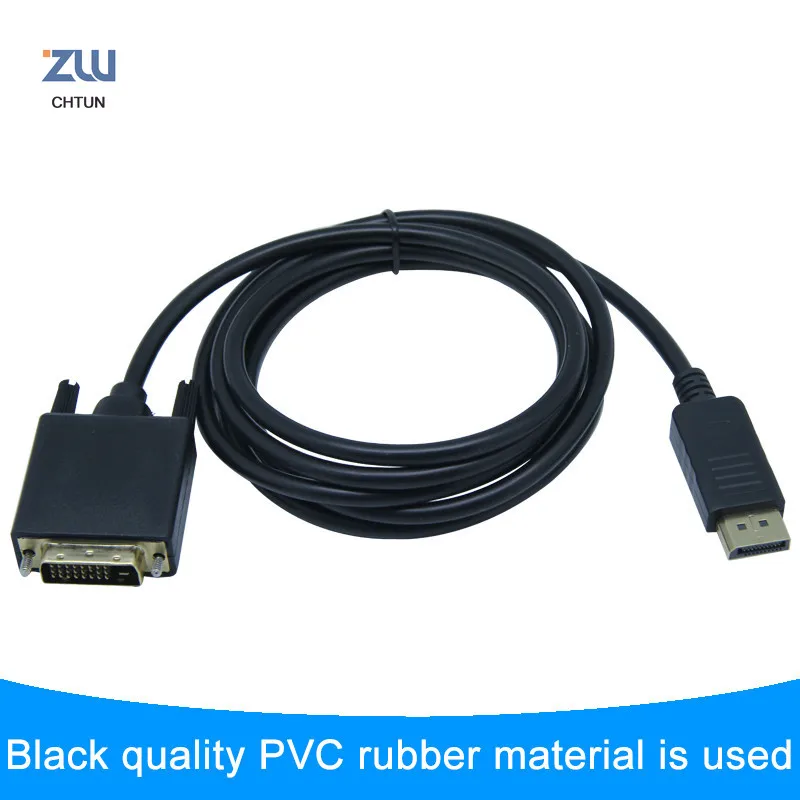 Порт дисплея к активному кабелю DVI D 1080P порт Папа папа DP DVI24 + 1 Адаптер конвертера с