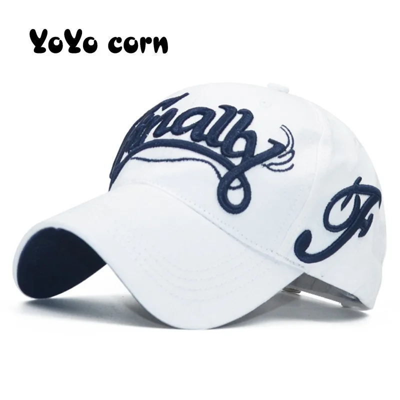 

Бейсболка YOYOCORN унисекс, хлопковая, с вышивкой, весенняя