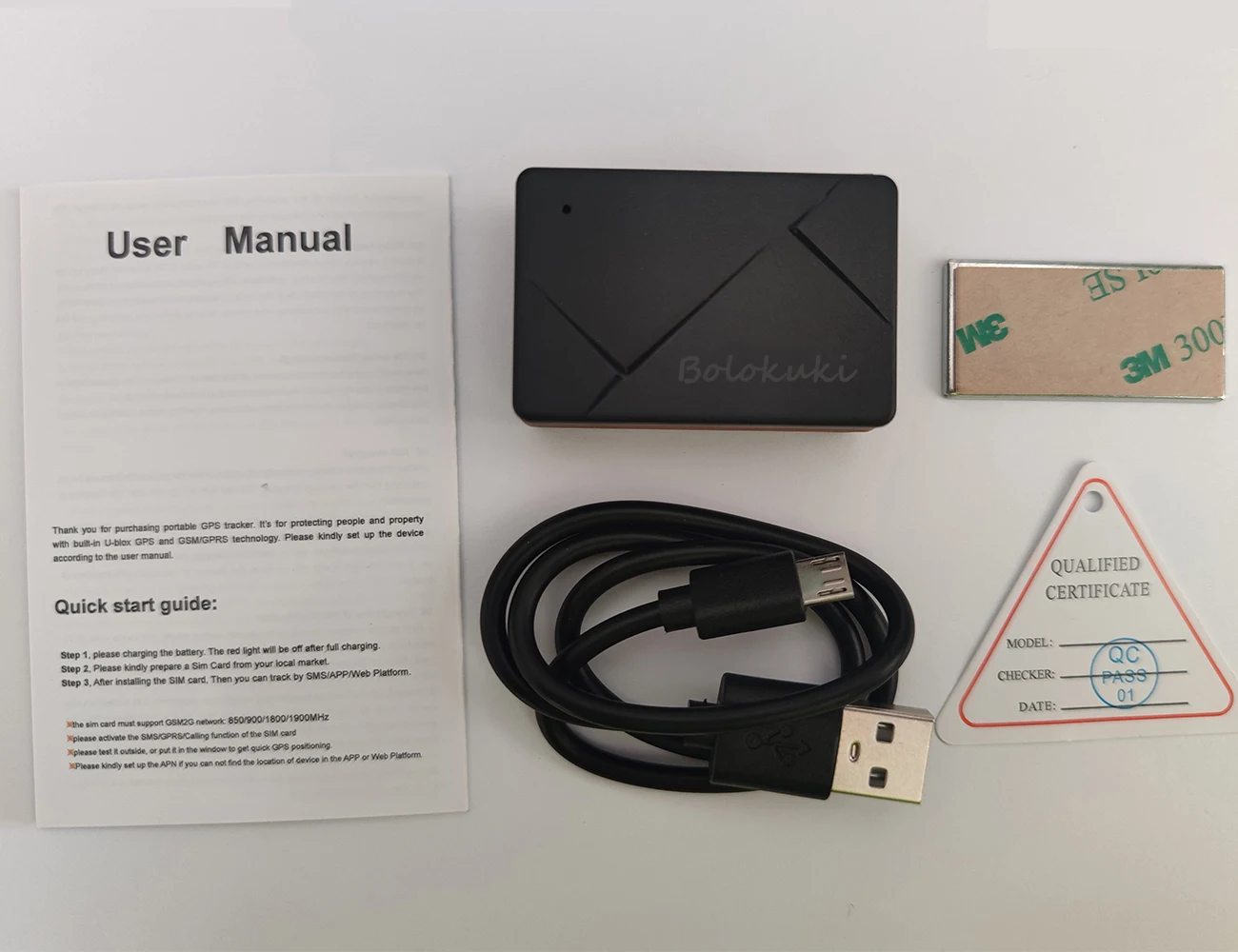 

Bolokuki GPS Tracker Car Global Positioning Anti-Loss And Anti-Theft Monitoring Mini Module Bike Software GT039A Free APP