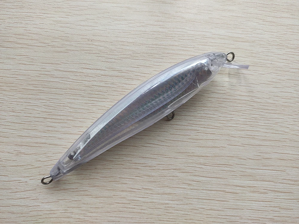 5 шт. Неокрашенная рыболовная приманка с большим телом Minnowbaits твердые приманки