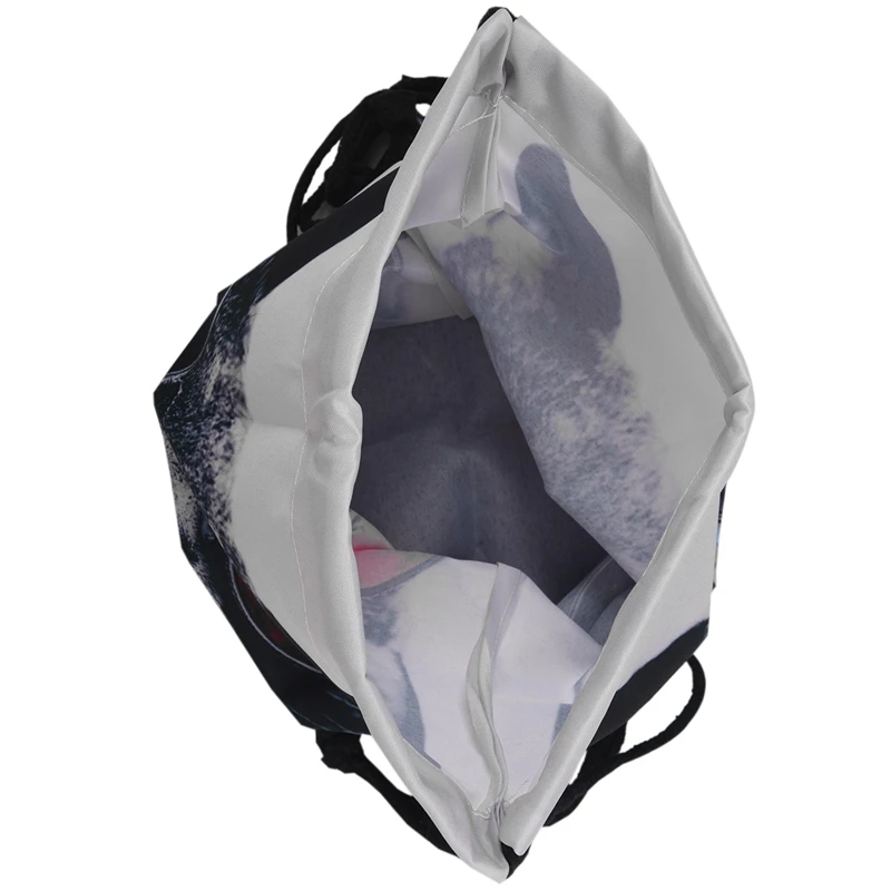 Прекрасный 3D печатных унисекс Рюкзаки Сумки на шнурке большой емкости школьный