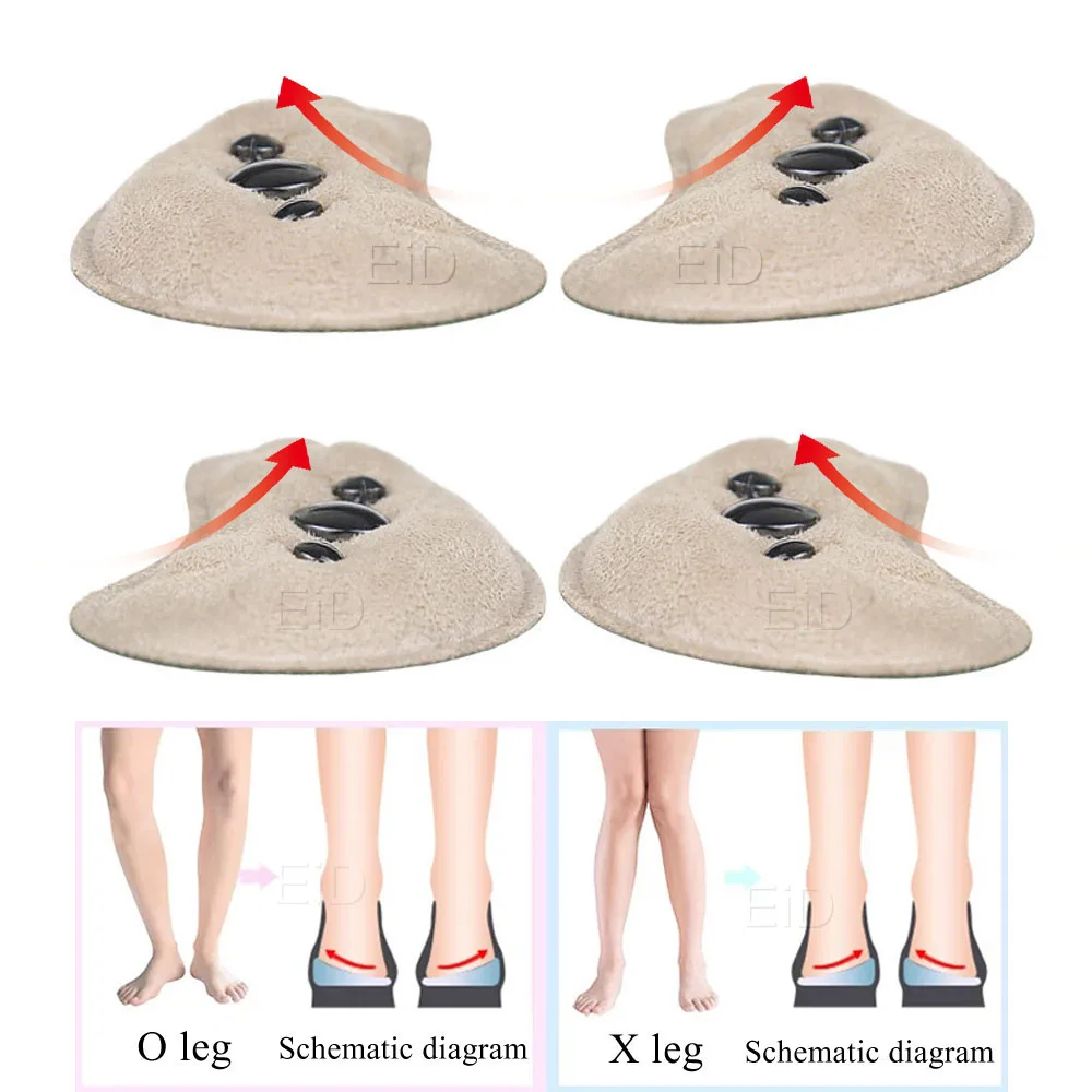 X/O Legs Orthopedic Magnet Massage Insoles  Arch Support Orthotic Insole Flatfoot Corrector Pedicure Insoles Cushion Heel Pads