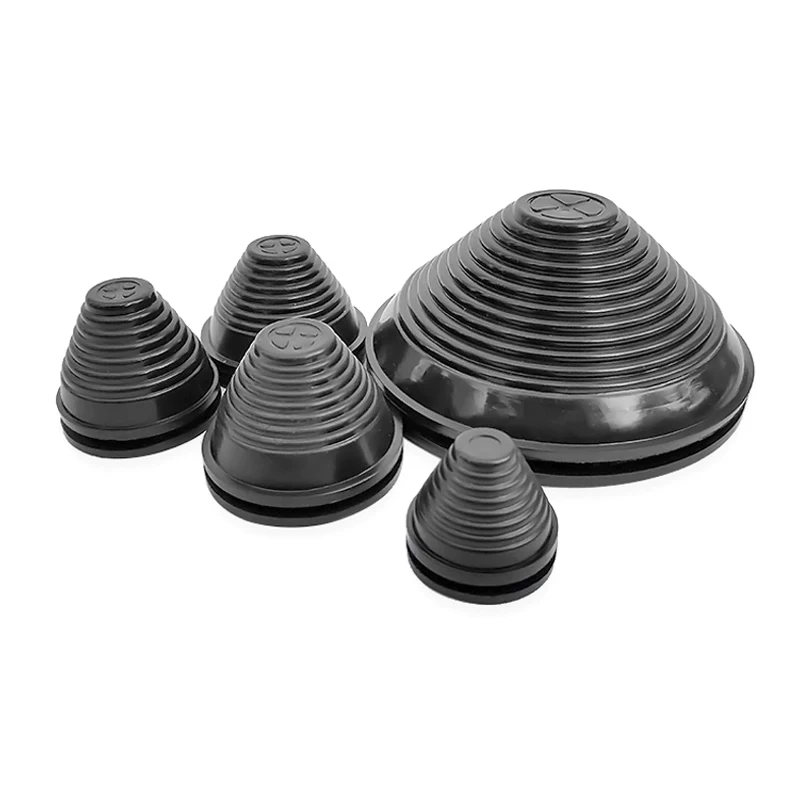 1 шт. резиновые колпачки для отверстий в проволоке заглушки черное Коническое