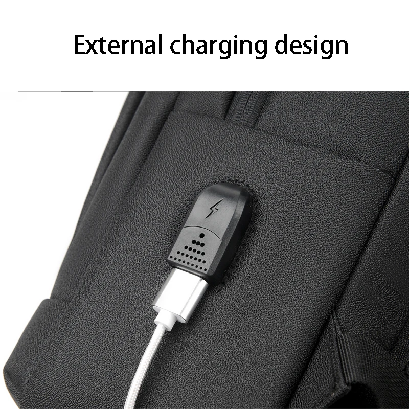 Мужской рюкзак с USB зарядкой для Macbook air Pro 13 15 сумка ноутбука Lenovo hp Dell 14 6 дюйма