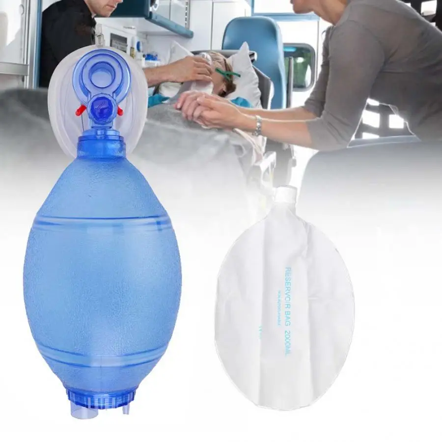 Кислородная Маска Ambu Bag простой самопомогающий ручной реаниматор кислородная