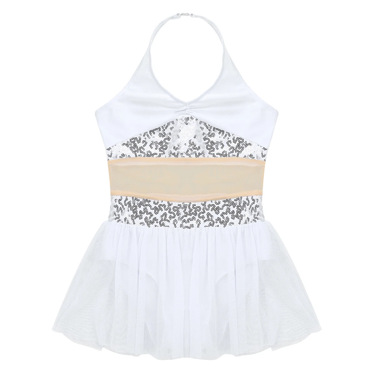 TiaoBug/Сетчатое эластичное балетные гимнастические леотарды для девочек детское