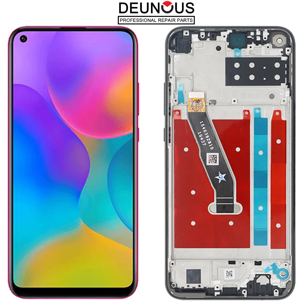 Новый 6,39 дюймов для Huawei P40 Lite E ART-L29 / Y7p 2020 ART-L28 ЖК-дисплей, сенсорный экран, дигитайзер, для сборки, с корпусом