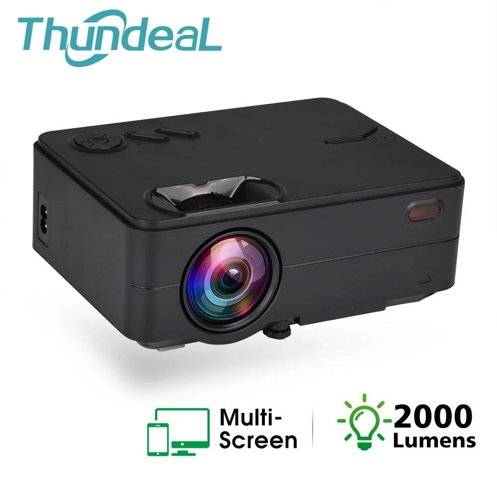 ThundeaL мини проектор RD813 Беспроводной WiFi мульти Экран LED для записи видео в формате