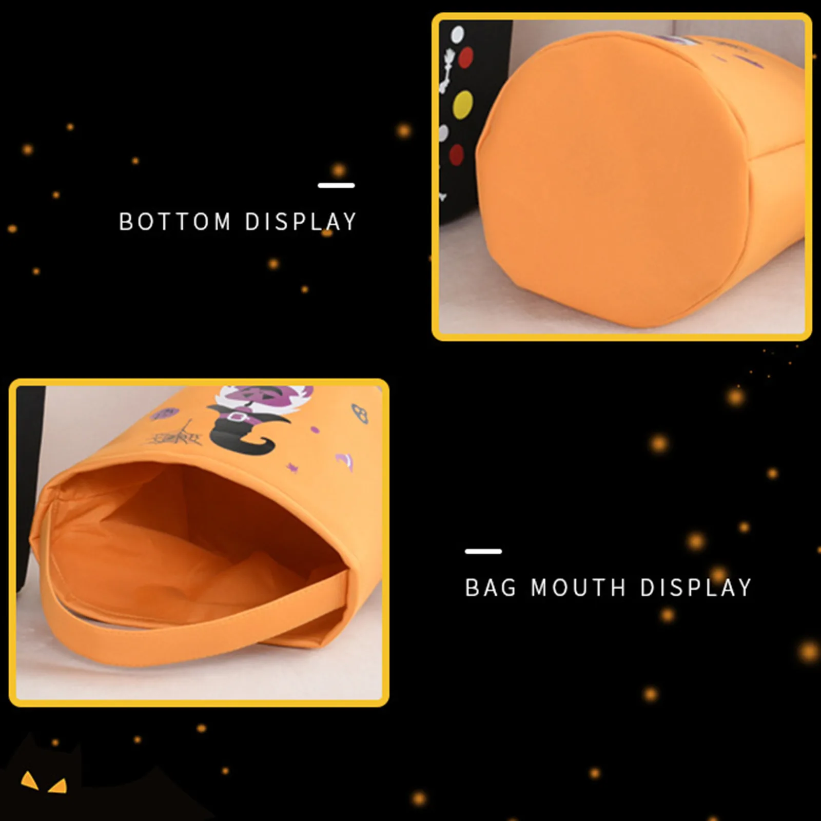 

2021 Halloween Kids Girl Boy Candy Bags Trick Or Treat Bucket Decoration Candy Basket Creative Children's Candy Bag sac enfant