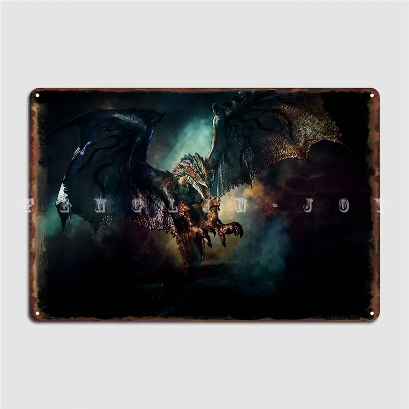 

Монстр, металлический налет, создайте стены, картина для вечерние, оловянные плакаты