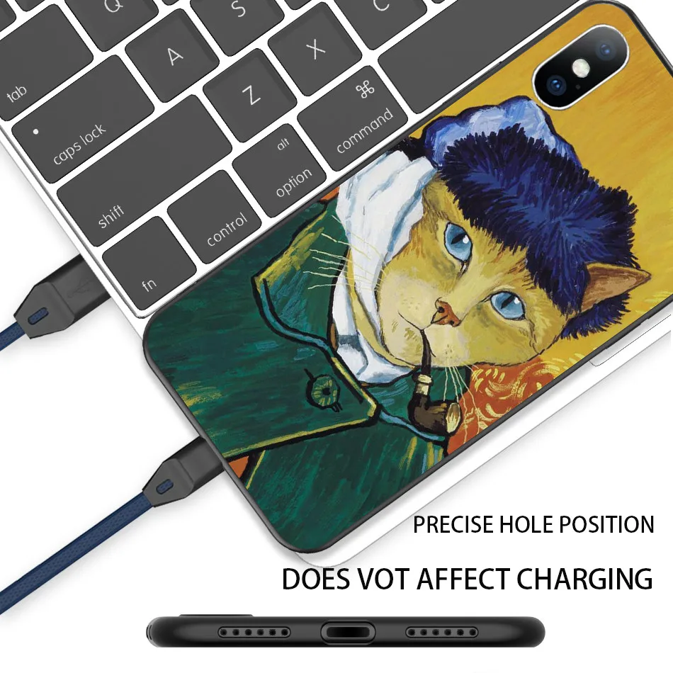 Lovebay художественный абстрактный чехол для телефона iPhone X XR XS Max 11 Pro Max 8 7 6 6s Plus Мягкий ТПУ силиконовый чехол с животным принтом