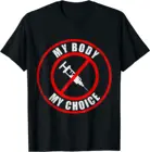 My Body My Choice вакцина против Vax футболка черный S 5Xl