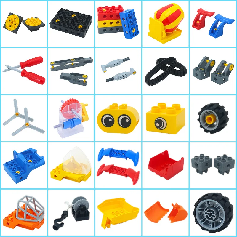 

Large Bricks Parts Building Blocks DIY Technology Engineering Assembly Accessories Large Blocks Classic Piece Education Toy Kids