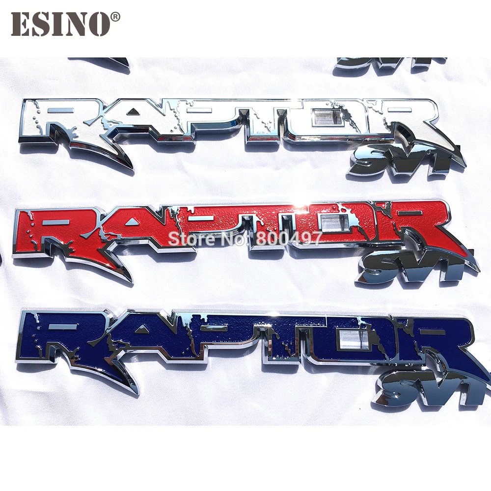 10 x Новинка 3D значок для багажника автомобиля ABS Эмблема RAPTOR SVT аксессуары задней