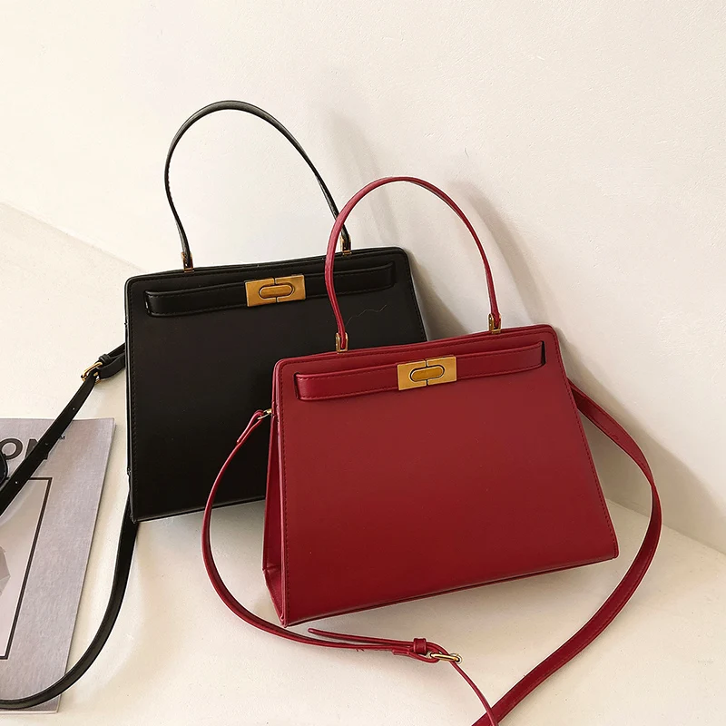 Модные женские сумки TOYOOSKY однотонные через плечо с защитой от кражи и клапаном