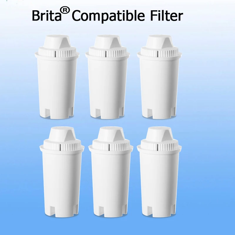Brita совместимые картриджи для фильтров-упаковка 6 шт./лот-Минеральные минералы, чтобы получить щелочные антиоксидантные смягчающие фильтры кувшин для воды