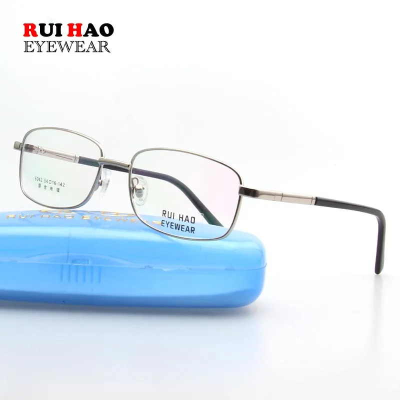 Rui Hao очки оправа сплав оптические для мужчин женщин полная весенние дужки