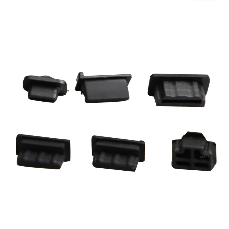 

Data Frog 6pcs USB HDM Interface Anti-dust Cover Dustproof Plug for PS5 Game Console Silicone Dust Plugs Set for PS5 Accessories