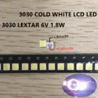200 шт. для LEXTAR светодиодный ная подсветка высокой мощности LED PCT 1,8 W 3030 6V холодный белый 150-187LM PT30W45 V1 приложение для телевизора