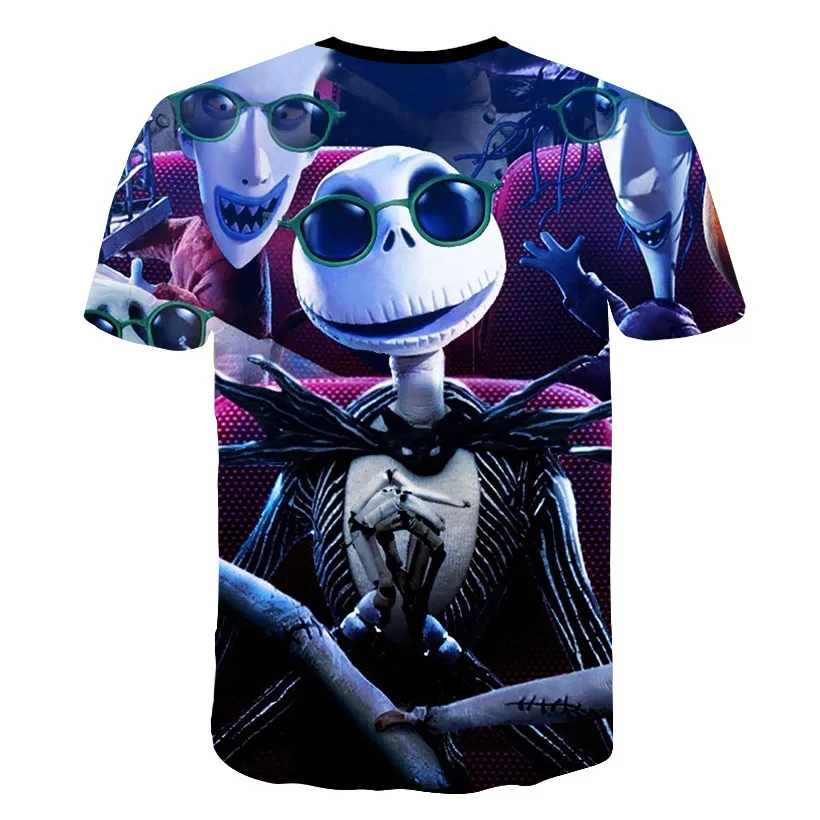 

The latest skull t-shirt 3D printing fashion T-shirt horror man funny T-shirt summer 2020