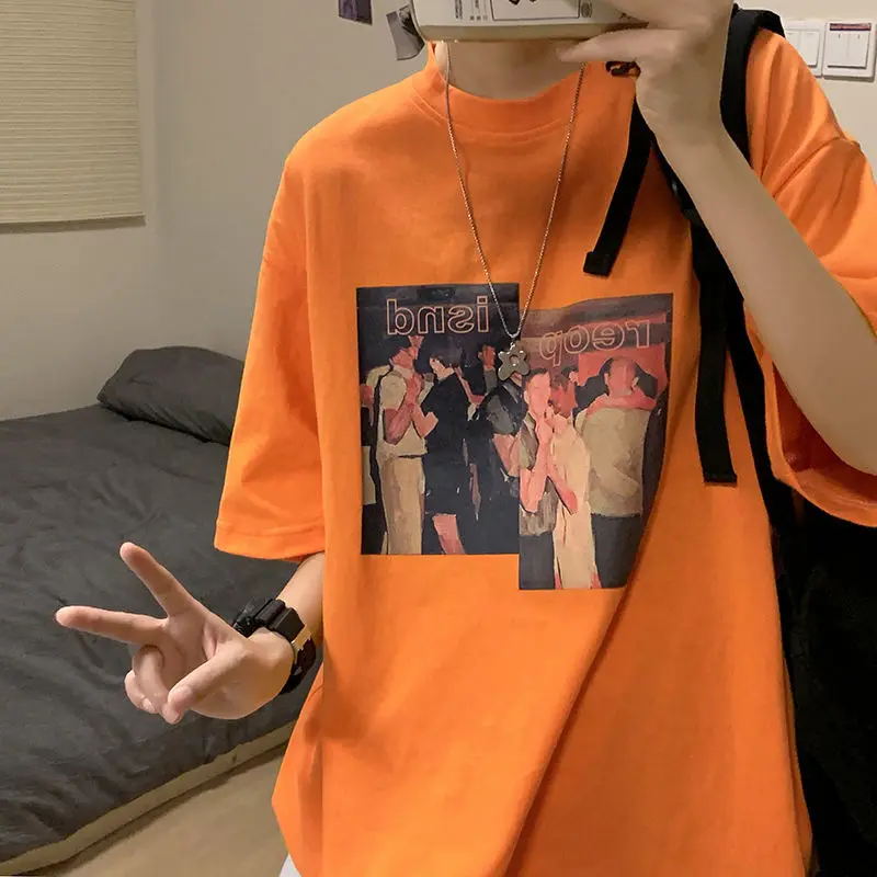 

2021 Hot Japanese Anime Printed Cotton T Shirt Women Harajuku Hip Hop Summer Kawaii Tshirt