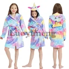 Халат детский, фланелевый, на Возраст 3-12 лет