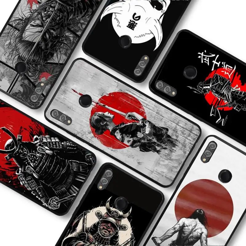 

japanese samurai Phone Case For Huawei honor 10Lite 10i 20 8x 10 Funda for Honor 9lite 9xpro Back Coque