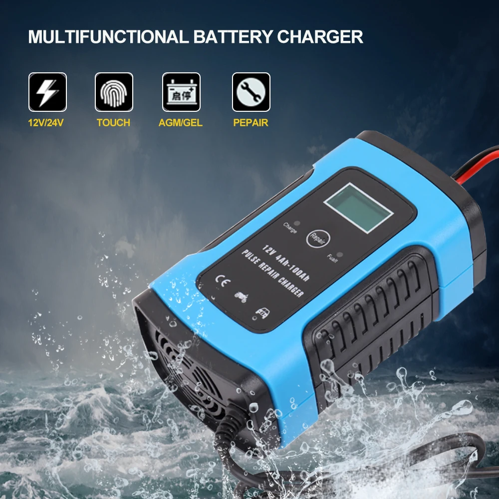 12V 6A полностью автоматическое зарядное устройство для автомобильного