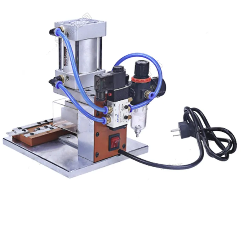 

HS-IDC Pneumatic Automatic Crimping Machine Computer Cable And Line Crimping Machine IDC Head Riveting Press Rowing Machine 220V