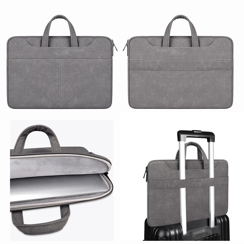 Матовая кожаная сумка для ноутбука Macbook Pro 13 15 16 M1 2020 New A2337 A2179 A2338 A2141|Сумки и чехлы