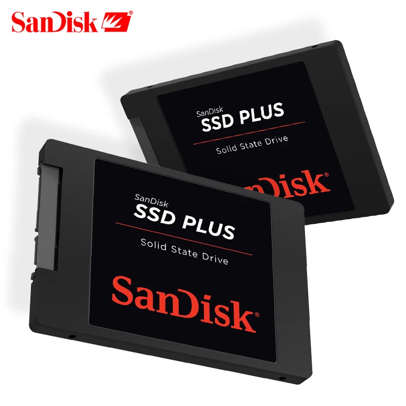 Sandisk PLUS SSD HDD 530 МБ/с. 120 ГБ 240 480 1 ТБ Внутренний твердотельный жесткий диск SATA 3 0 (6